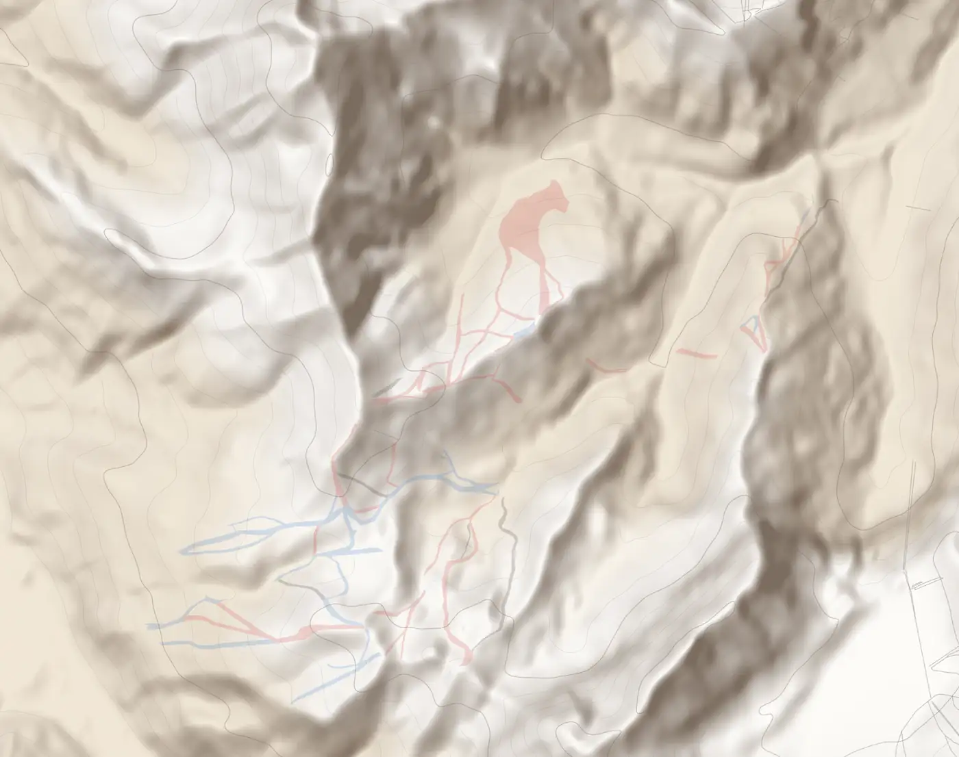 Unsere Pistenkarte von Adelboden - Lenk (Ausschnitt)