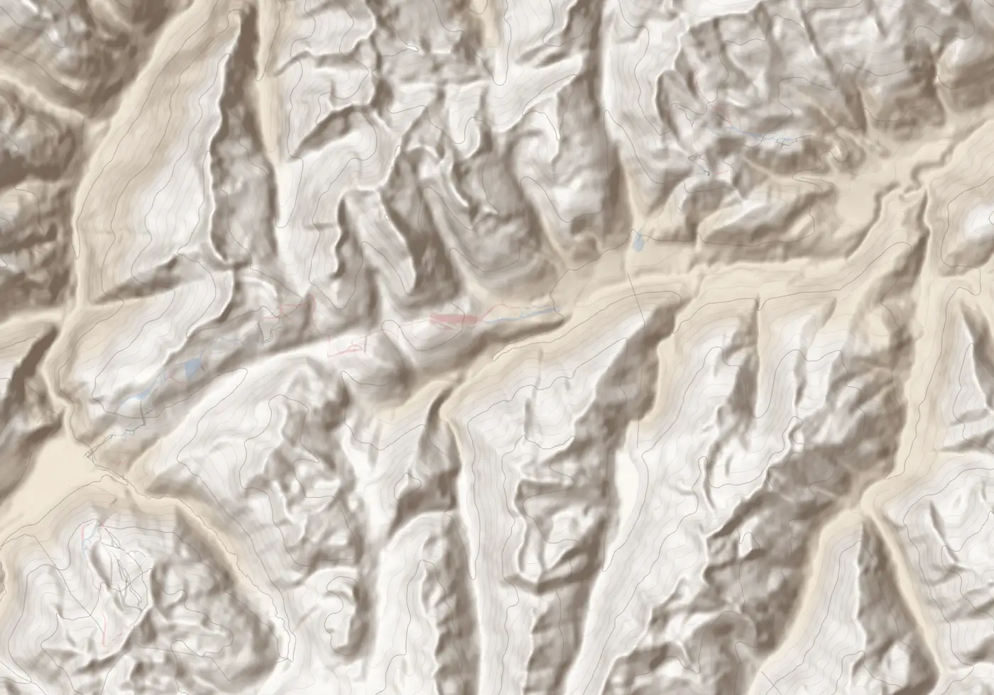 Unsere Pistenkarte von Andermatt + Disentis + Sedrun (Ausschnitt)