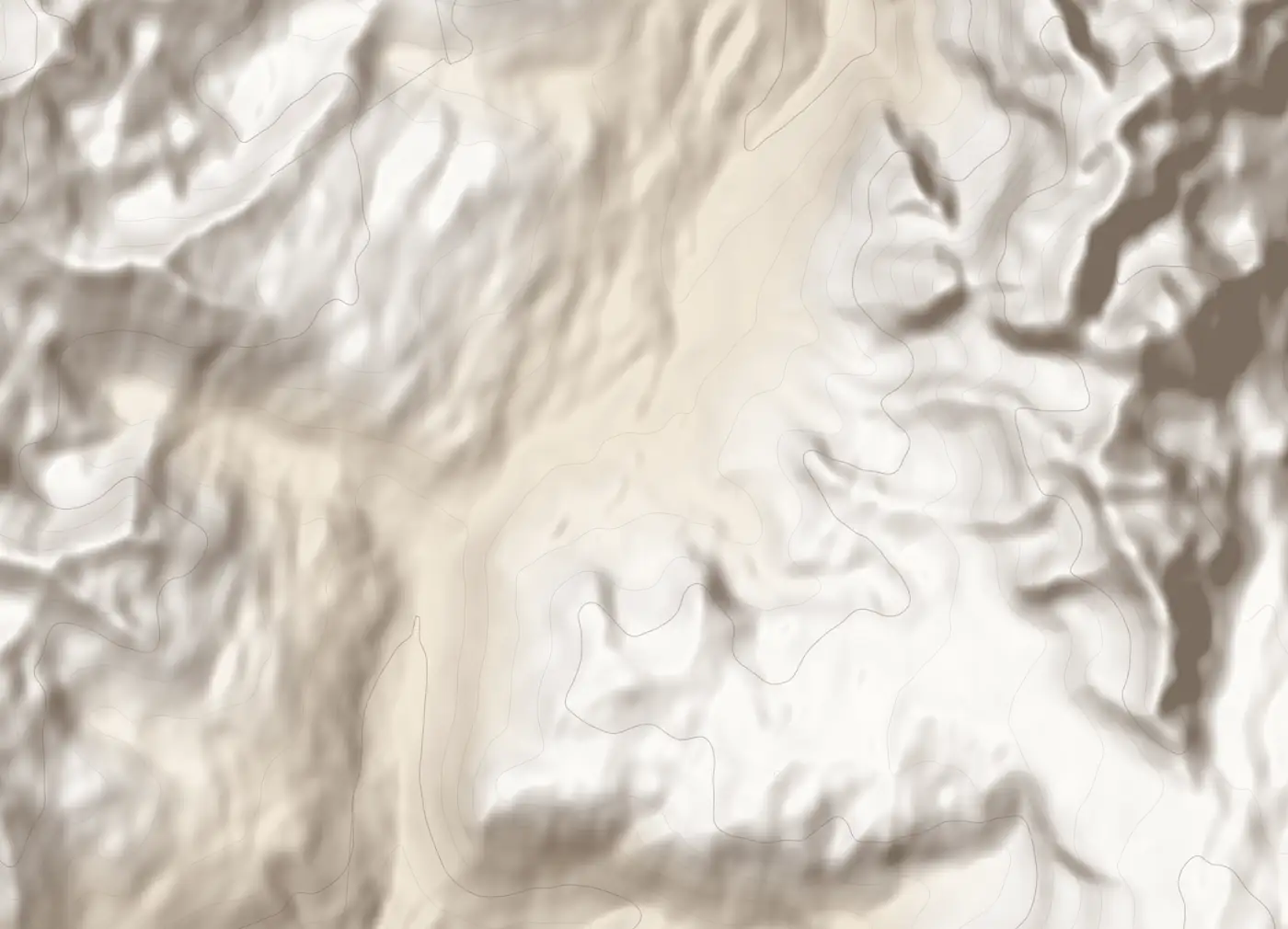 Pistenkarte Campiglio Dolomiti di Brenta: Pisten nach Schwierigkeit und Lifte auf dem Geländerelief, Norden oben.
