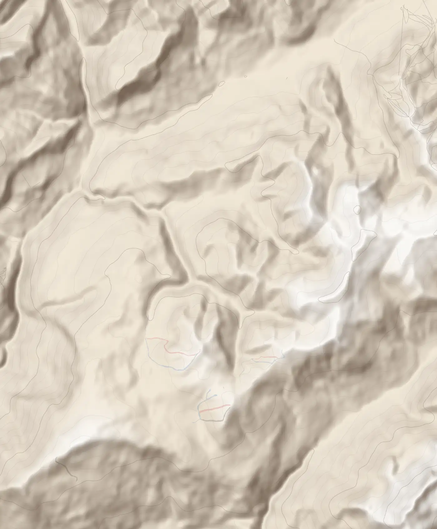 Unsere Pistenkarte von Espace Diamant (Ausschnitt)