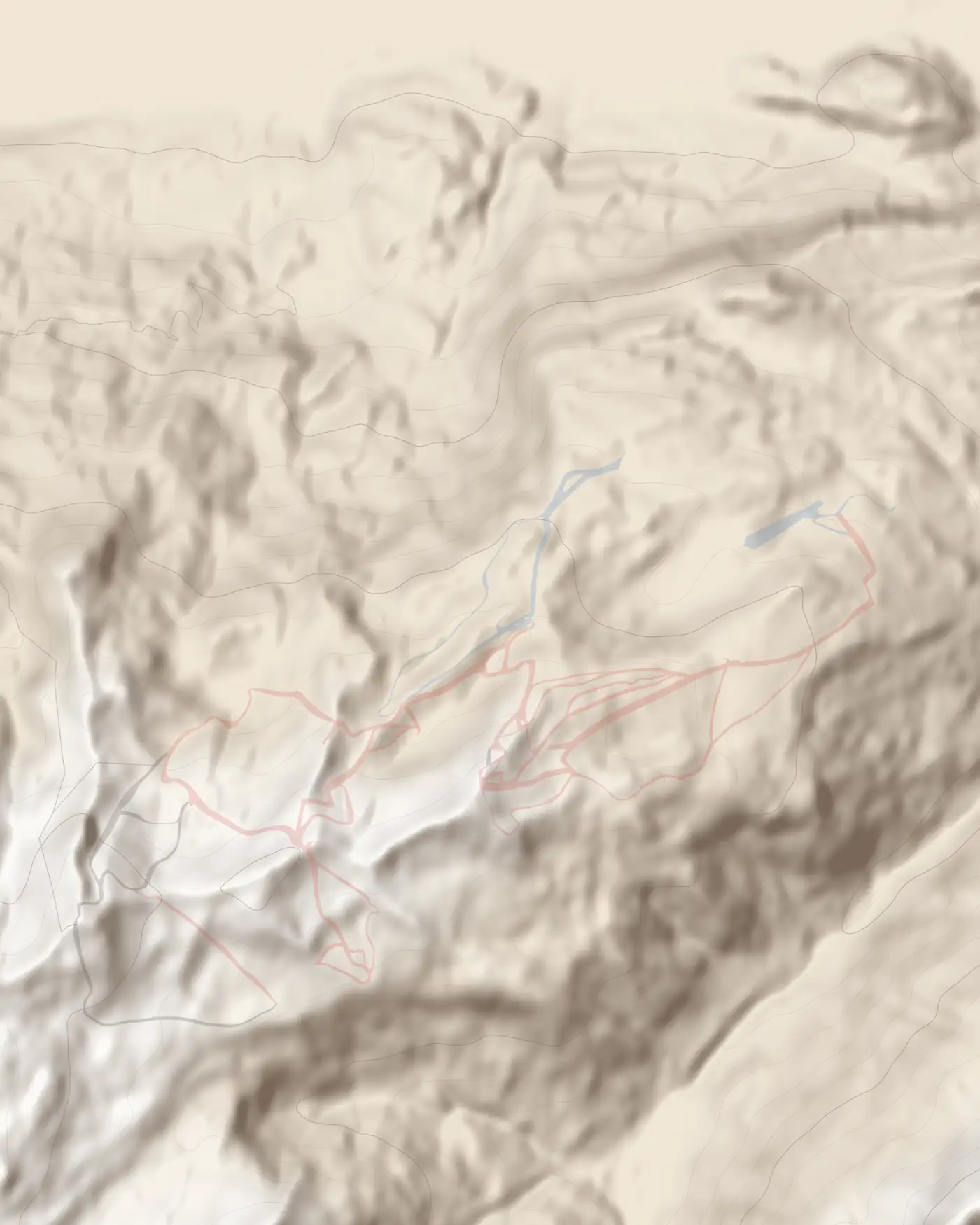 Unsere Pistenkarte von Flumserberg (Ausschnitt)