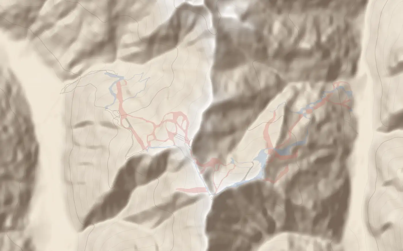 Unsere Pistenkarte von Großarltal-Dorfgastein (Ausschnitt)