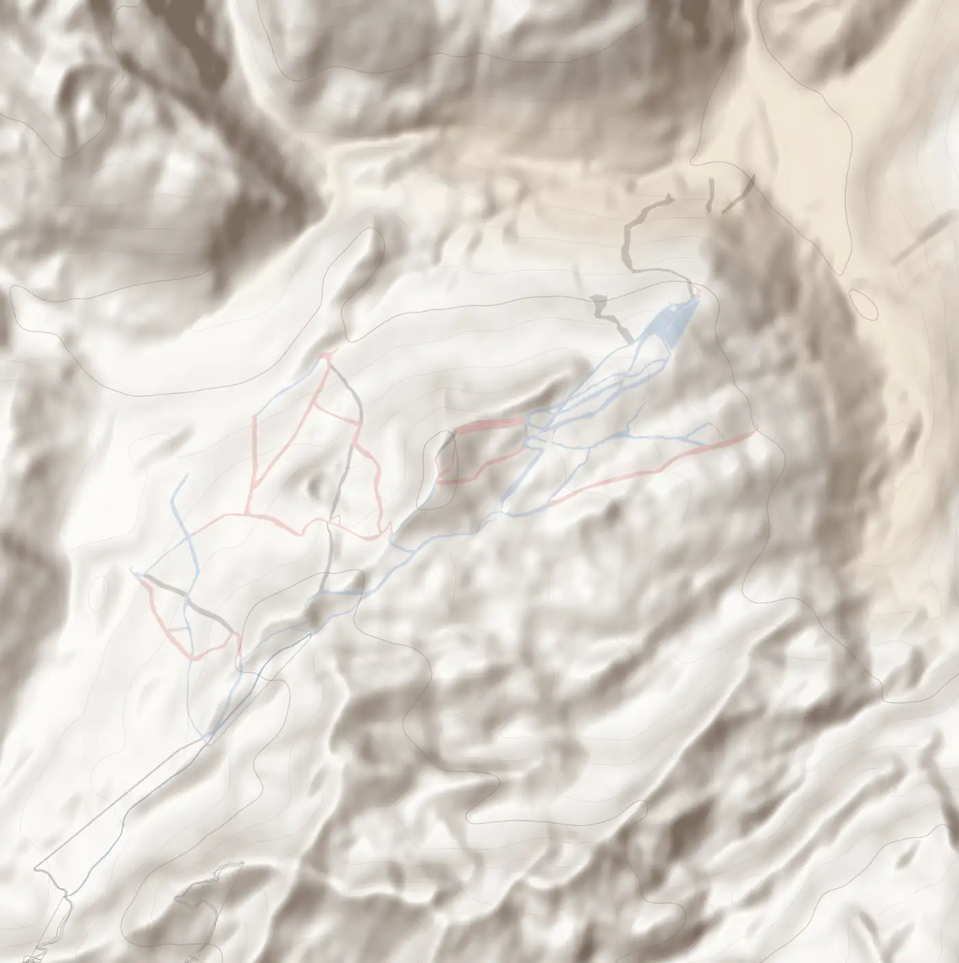 Unsere Pistenkarte von La Thuile (Ausschnitt)