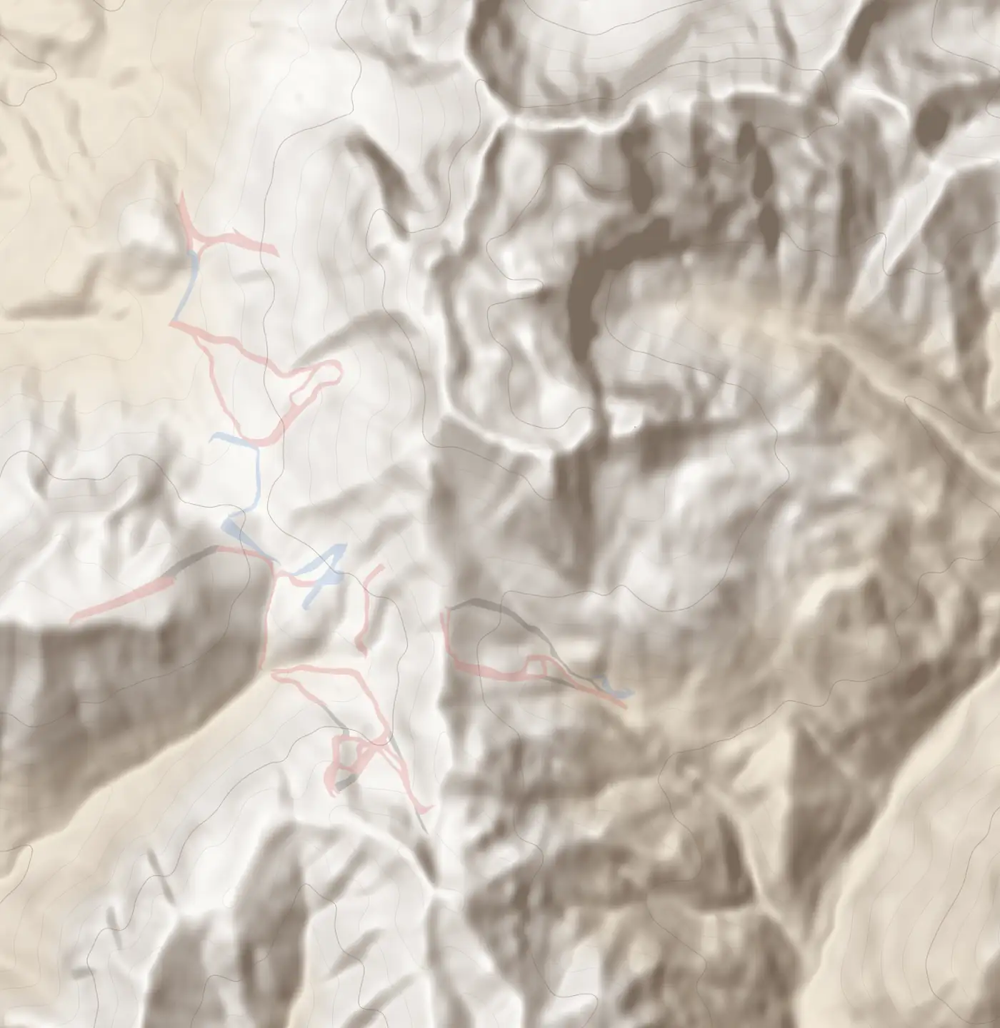 Unsere Pistenkarte von Latemar Dolomites (Ausschnitt)