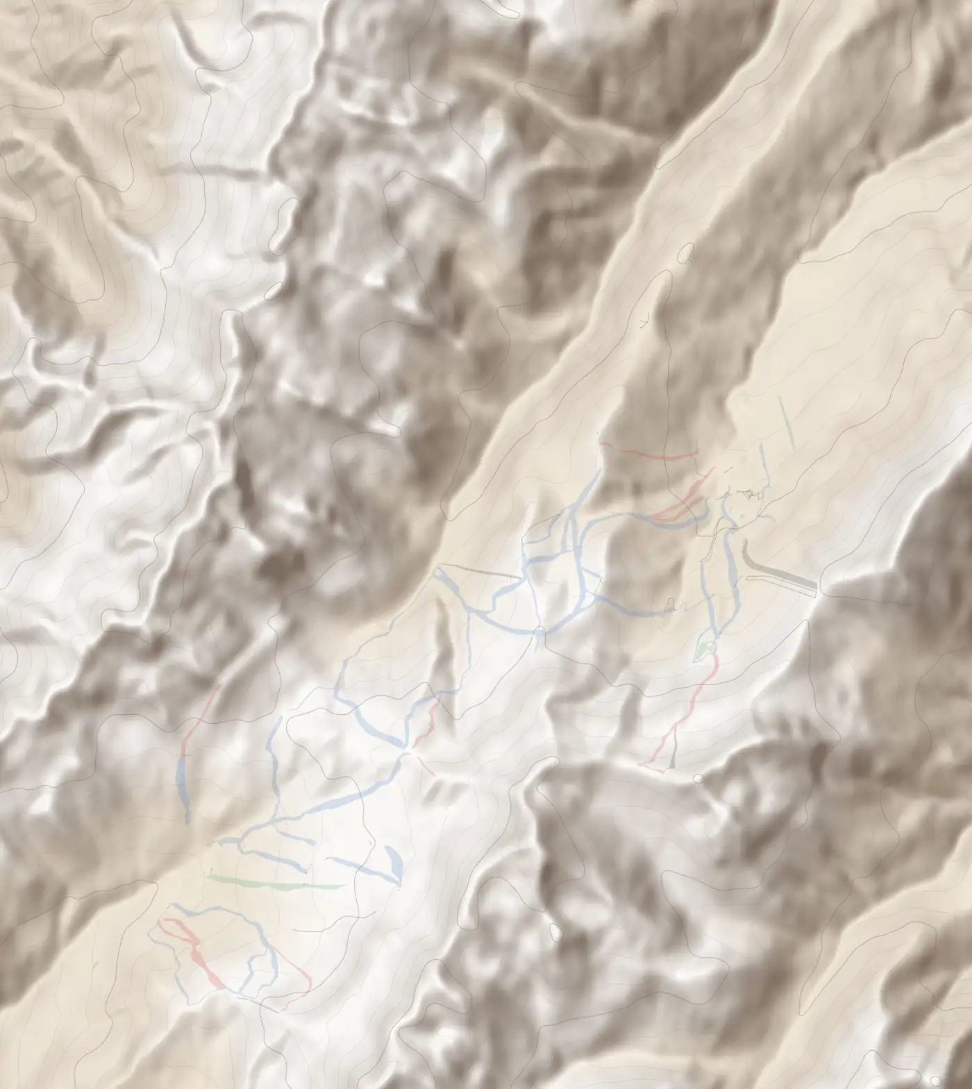 Unsere Pistenkarte von Le Grand Domaine (Ausschnitt)