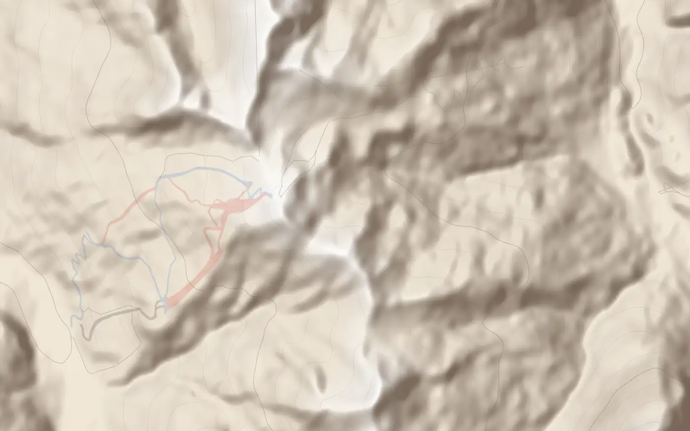 Unsere Pistenkarte von Shuttleberg Flachauwinkl-Kleinarl (Ausschnitt)