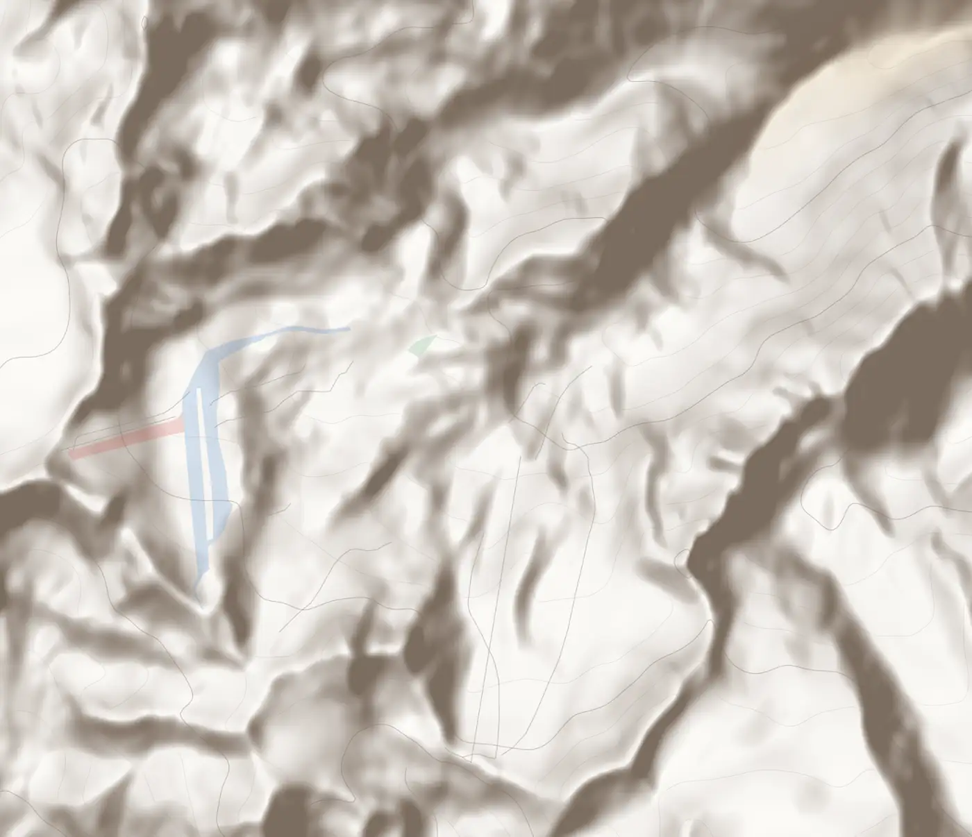 Unsere Pistenkarte von Stubaier Gletscher (Ausschnitt)