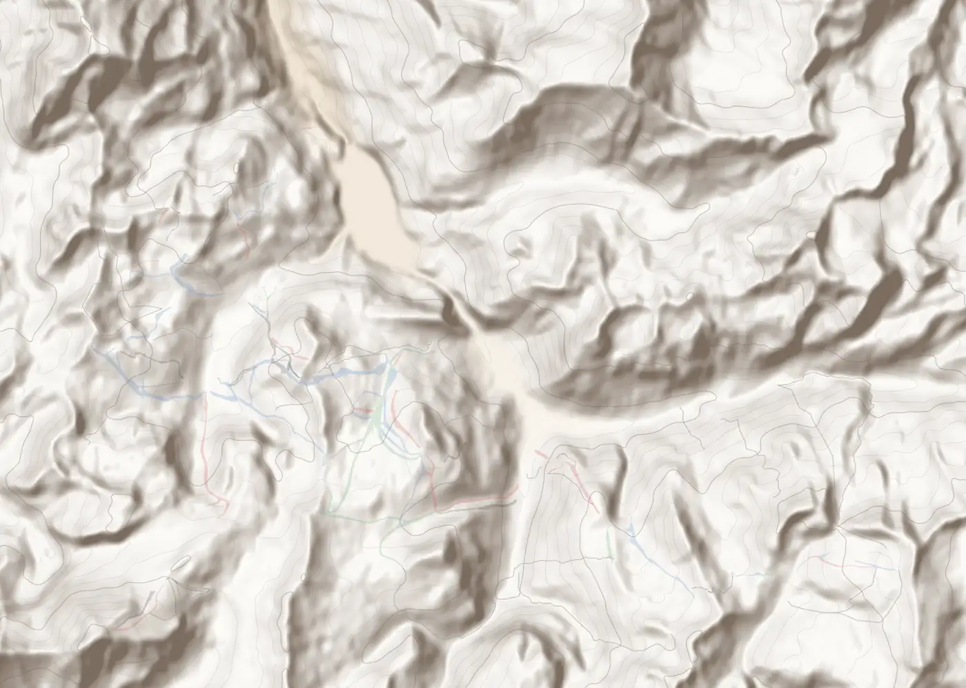 Unsere Pistenkarte von Tignes - Val d'Isère (Ausschnitt)
