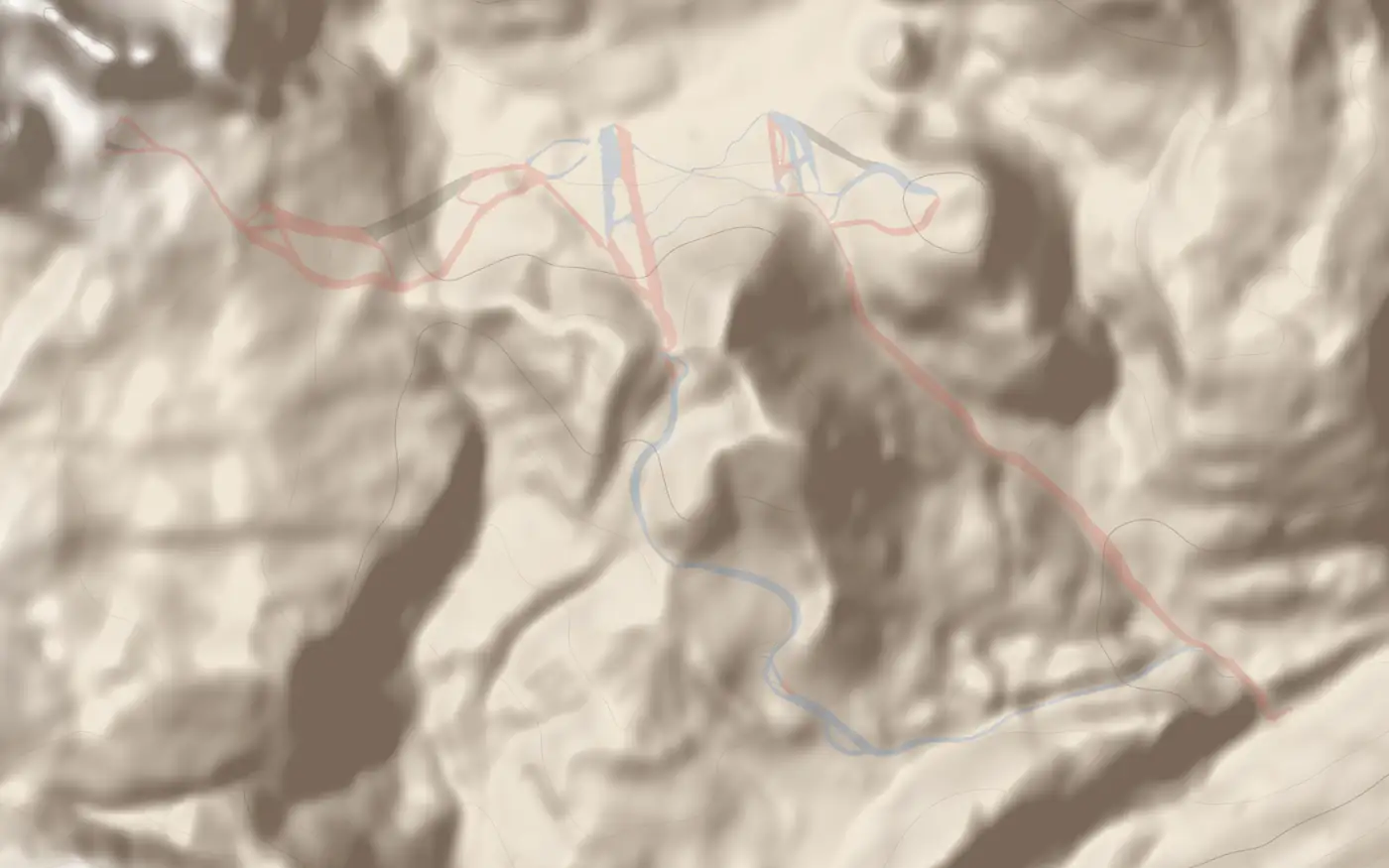 Unsere Pistenkarte von Wurzeralm (Ausschnitt)