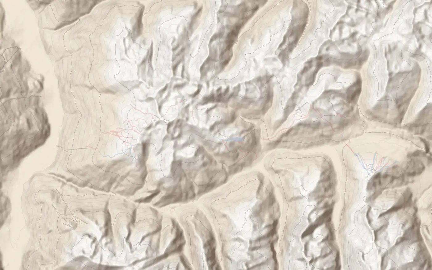 Unsere Pistenkarte von Zillertal Arena (Ausschnitt)